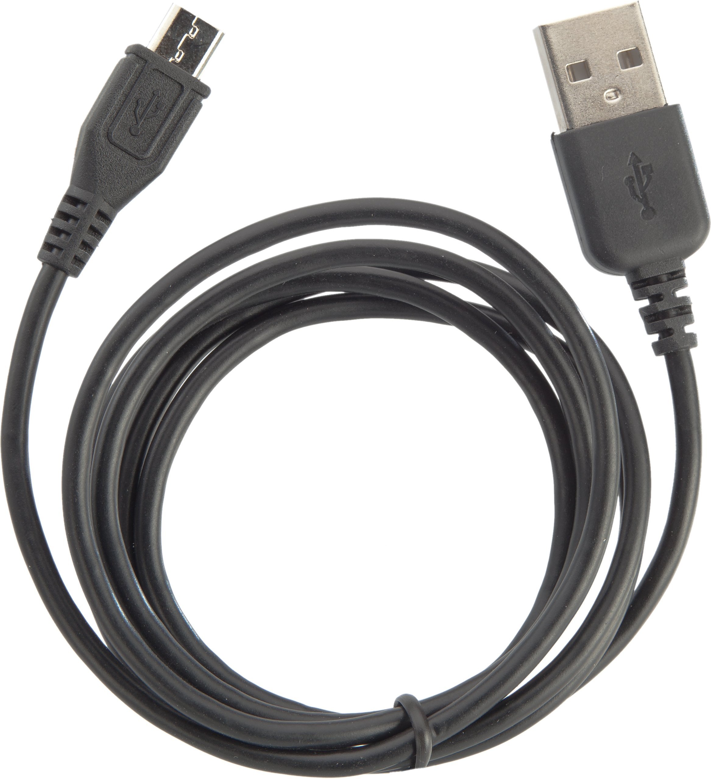 USB Color Data Cable Micro-USB Black mit Sync- und Ladefunktion