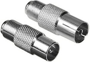 SAT-Adapter-Set F-Kupplung - Koax-Stecker/F-Kupplung - Koax-Kupplung (00047415)