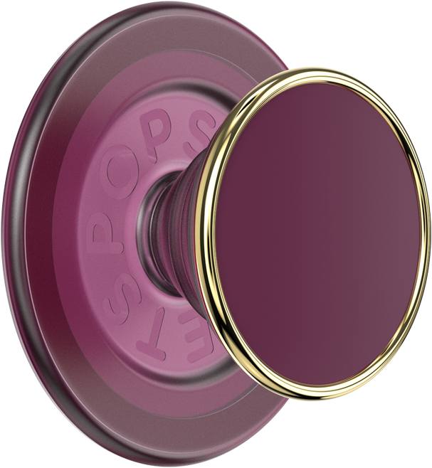 PopGrip MagSafe Luxe Red Wine Enamel inkl. zusätzlichem Magnetring