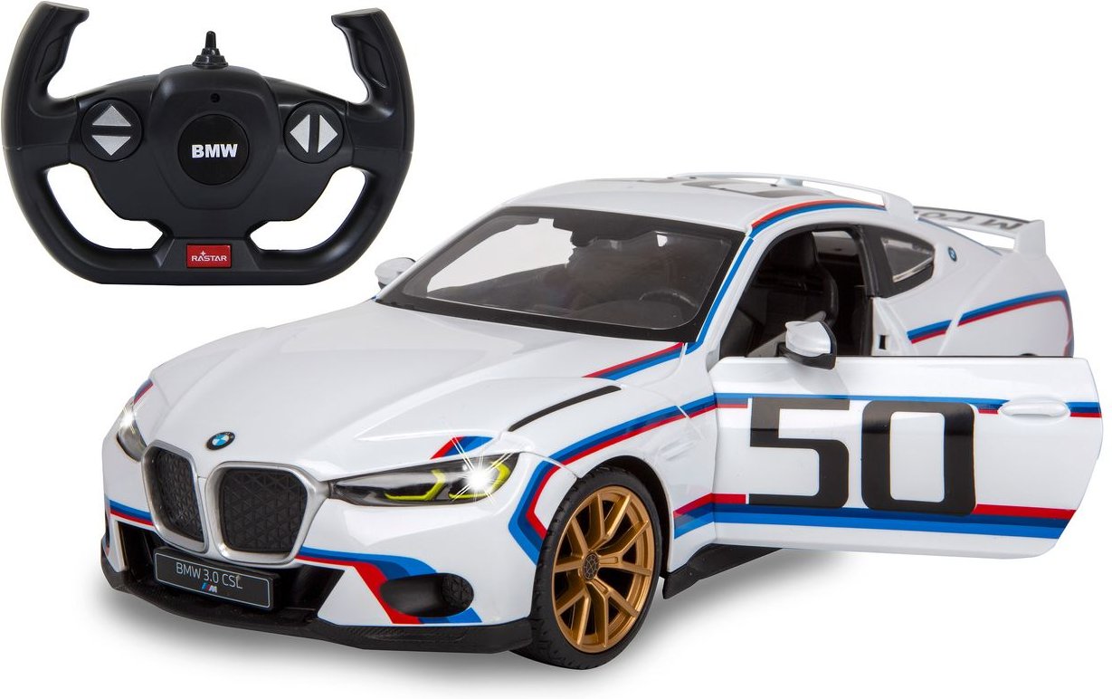 BMW 3.0 CSL 1:14 weiß 2,4GHz Tür manuell
