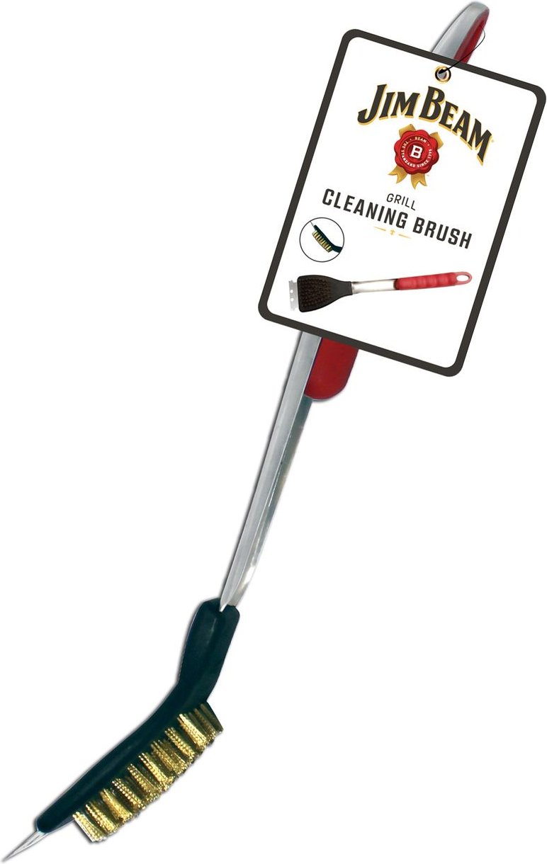 Jim Beam Grillbürste mit Messing Borsten JB0155