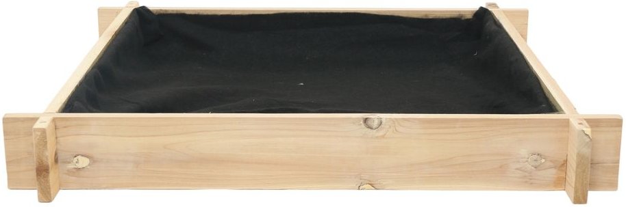 Pflanzkasten inkl. Geotextil, ca. 80 x 80 x 10 cm