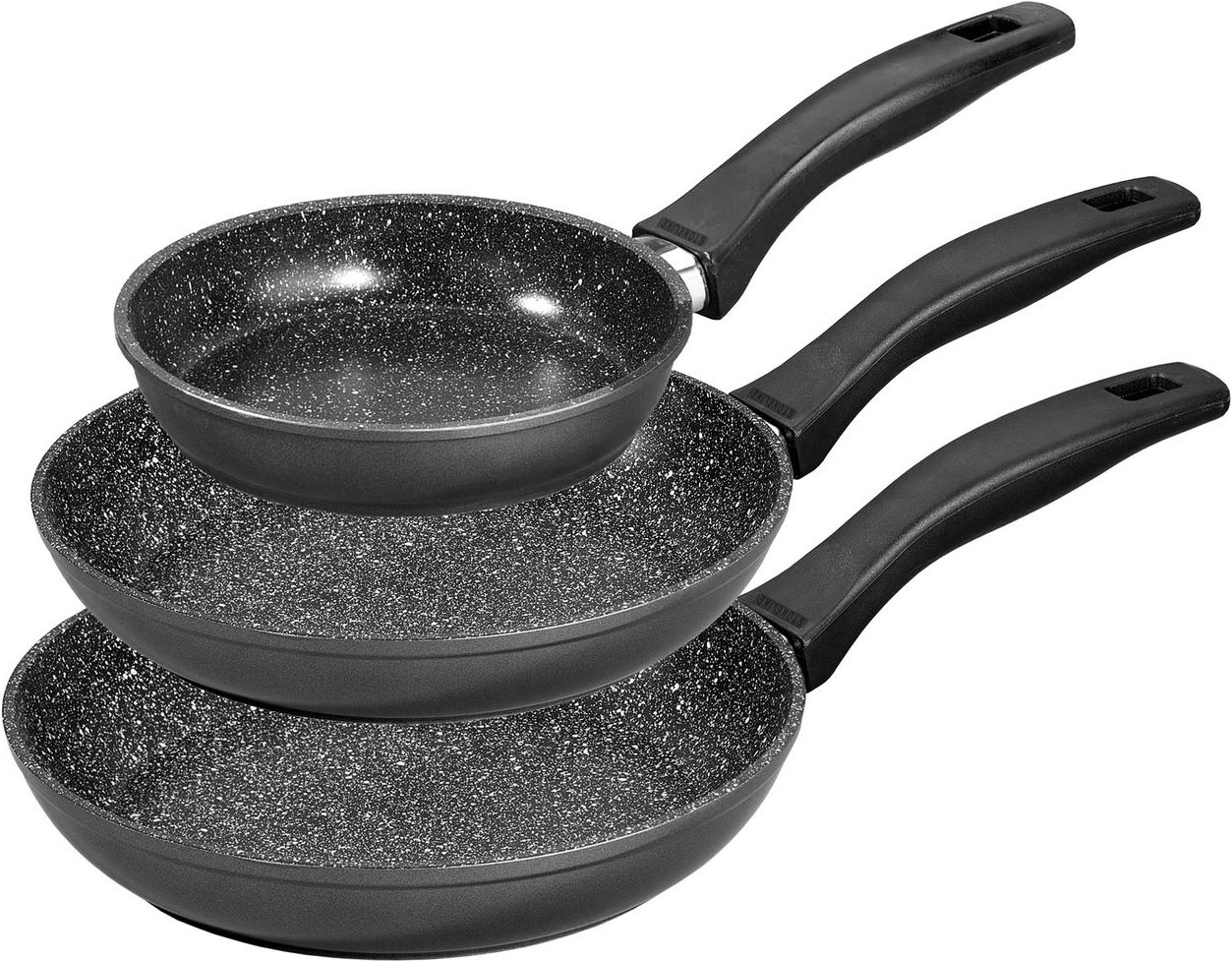 Pfannen-Set, 3-teilig, 16/20/24 cm