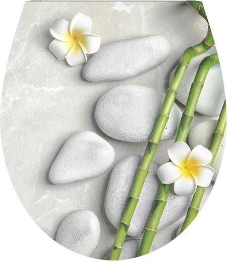 Duschwell Duroplast WC-Sitz Water Printing - Bambus