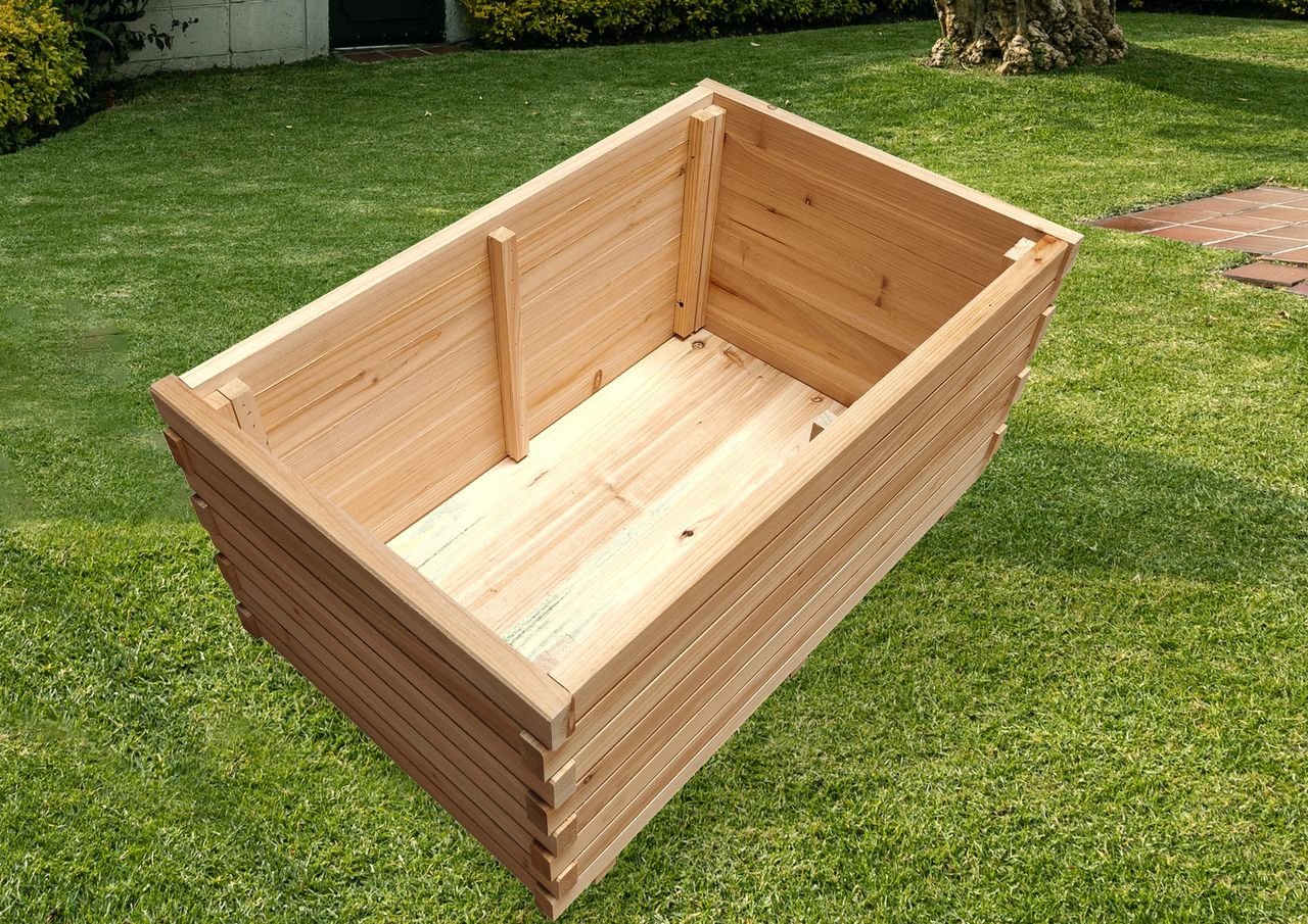 Holz Hochbeet Tannenholz, ca. 80 x 50 x 39 cm