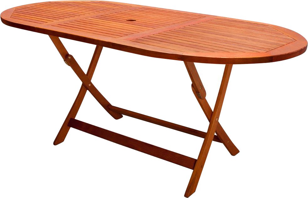 Deuba Gartentisch "Alabama" - ca. 160 x 85 x 75 cm