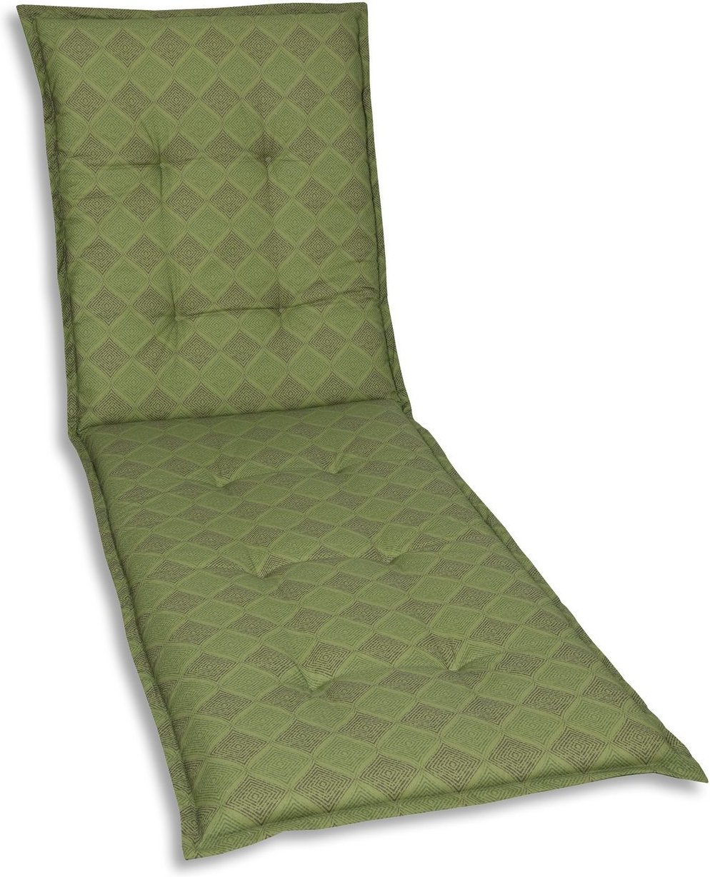Liegenauflage Rautenlinien grün