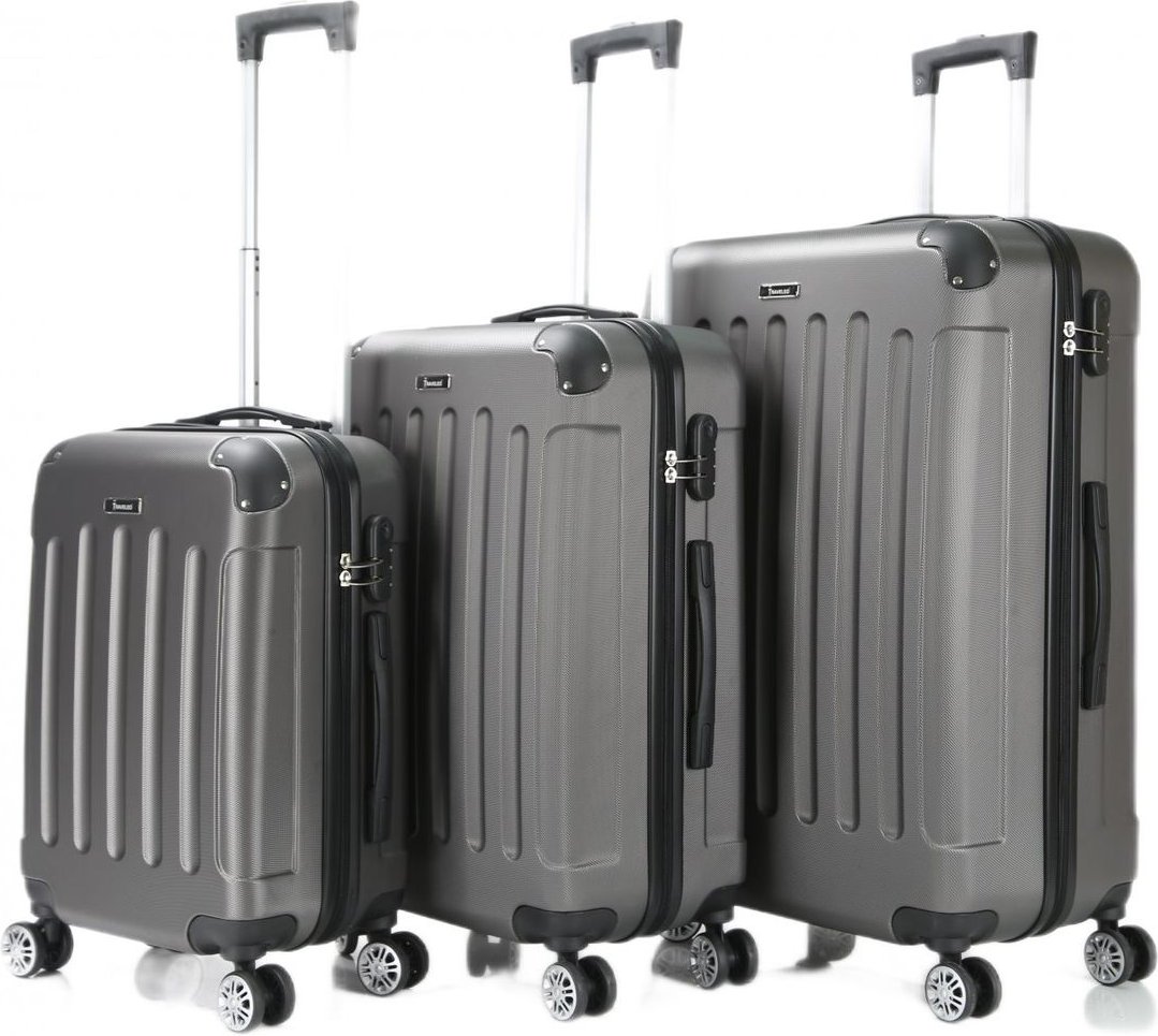 Reisekoffer Koffer 3 tlg Hartschale Trolley Set Kofferset Handgepäck Gepäck Reisetasche