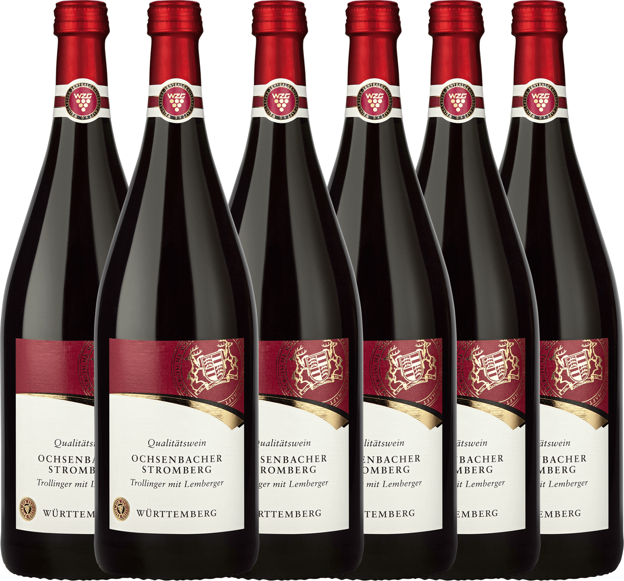Ochsenbacher Stromberg Trollinger mit Lemberger Qualitätswein 1,0L 6er Karton