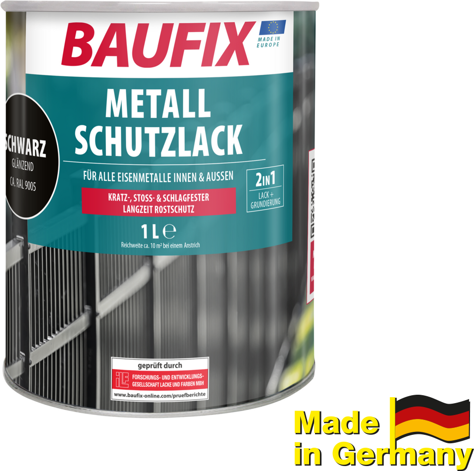 Metall-Schutzlack schwarz