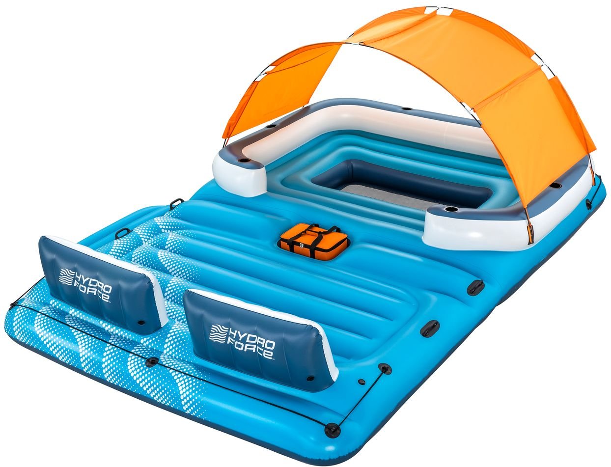 Hydro Force® 6-Personen-Badeinsel Tropical Breeze 389 x 274 cm