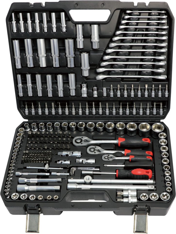 Steckschlüsselsatz, 216-teilig