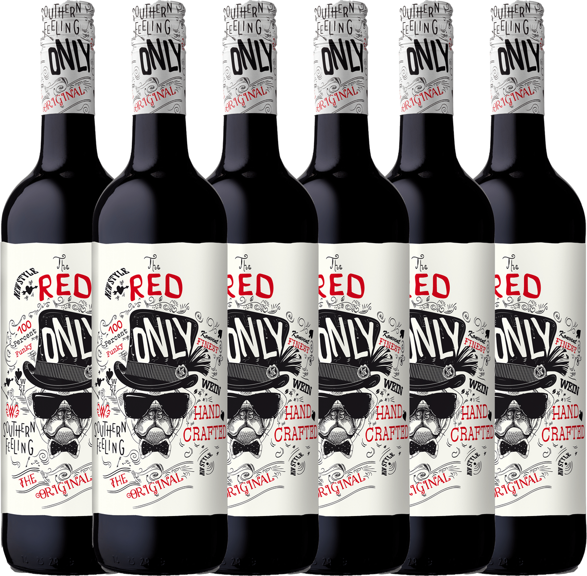 Thumbnail - Only Red Rotweincuvée 0,75 l - 6er Karton