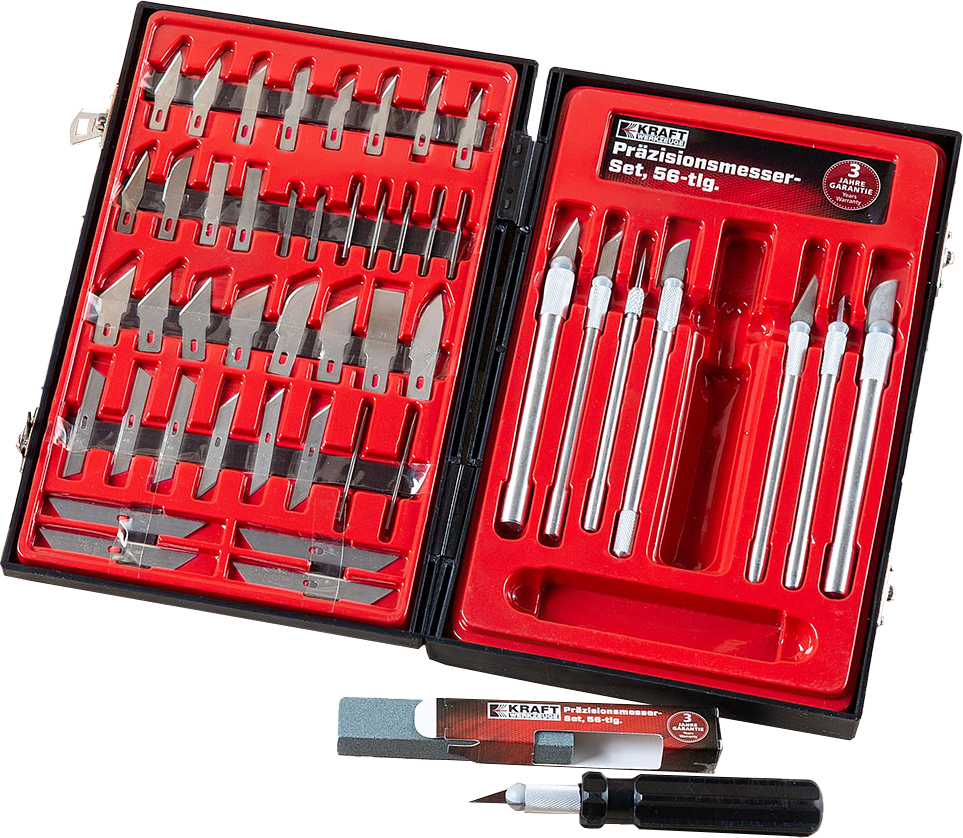 XXL-Präzisionsmesser-Set 56tlg.