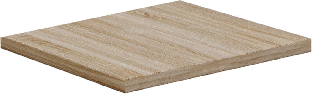 Eckplatte "Lona" 80x80 Sonoma-Eiche