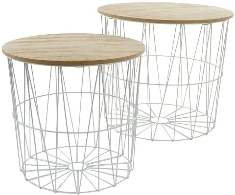 Metalltischset "Max" in weiß