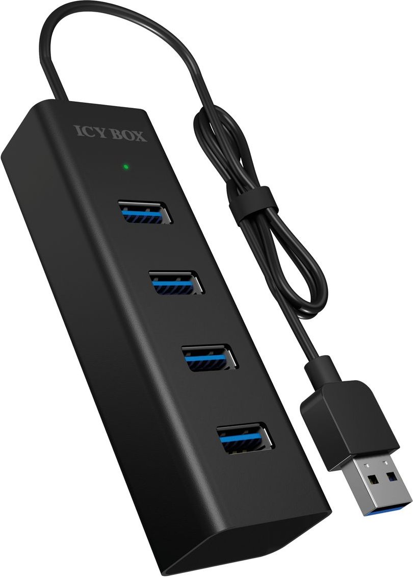 IB-HUB1409-U3, 4 Port Hub mit USB 3.0 Type-A Anschluss