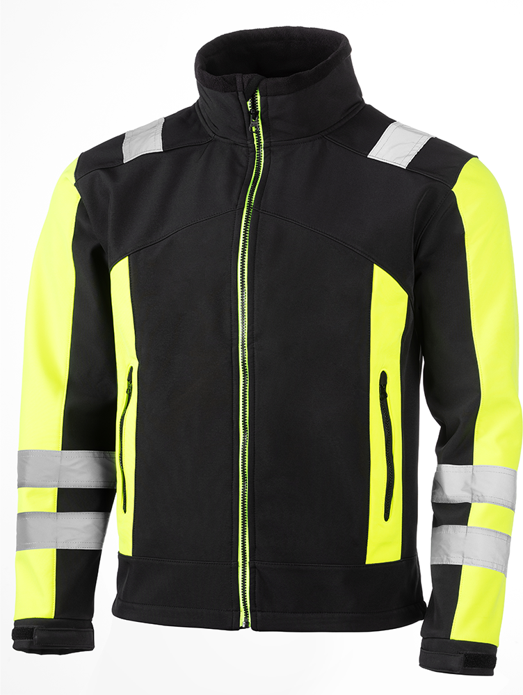 Warnschutz-Softshelljacke für Herren