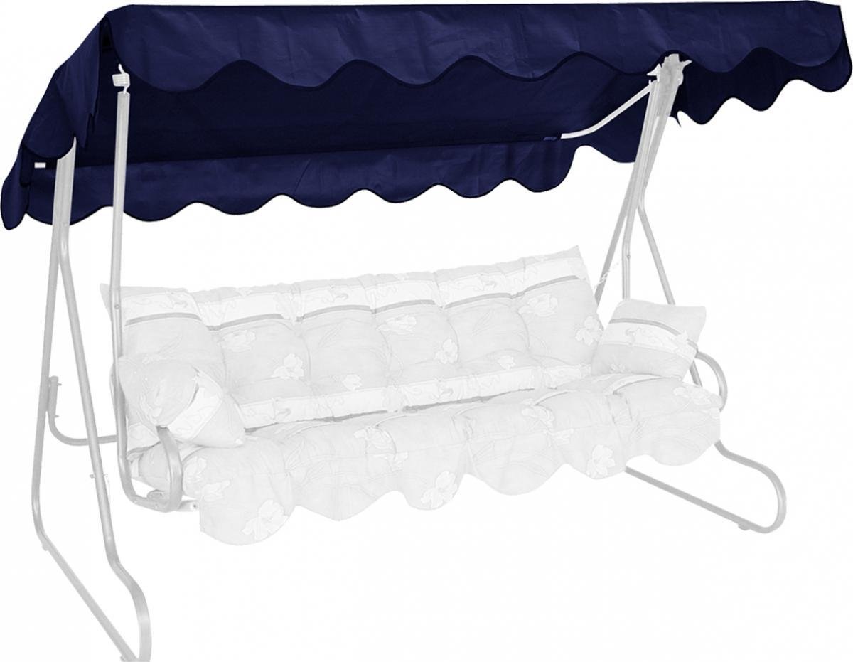 Sonnendach 210 x 145 cm PE blau