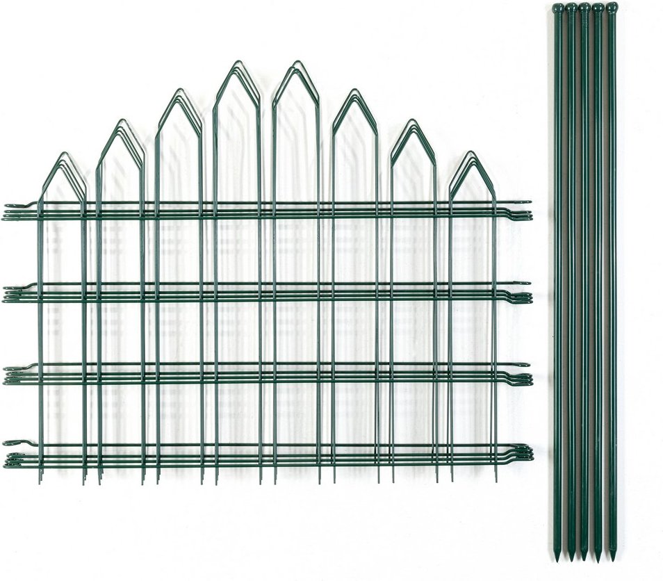 Teichzaun 4er Set, -ca.1000x800mm - Grün, 21FS05