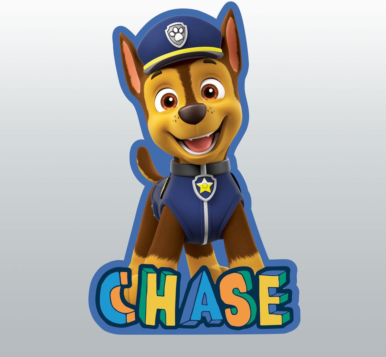 Thumbnail - Paw Patrol Formkissen (Chase) Größe 33x24x5 cm