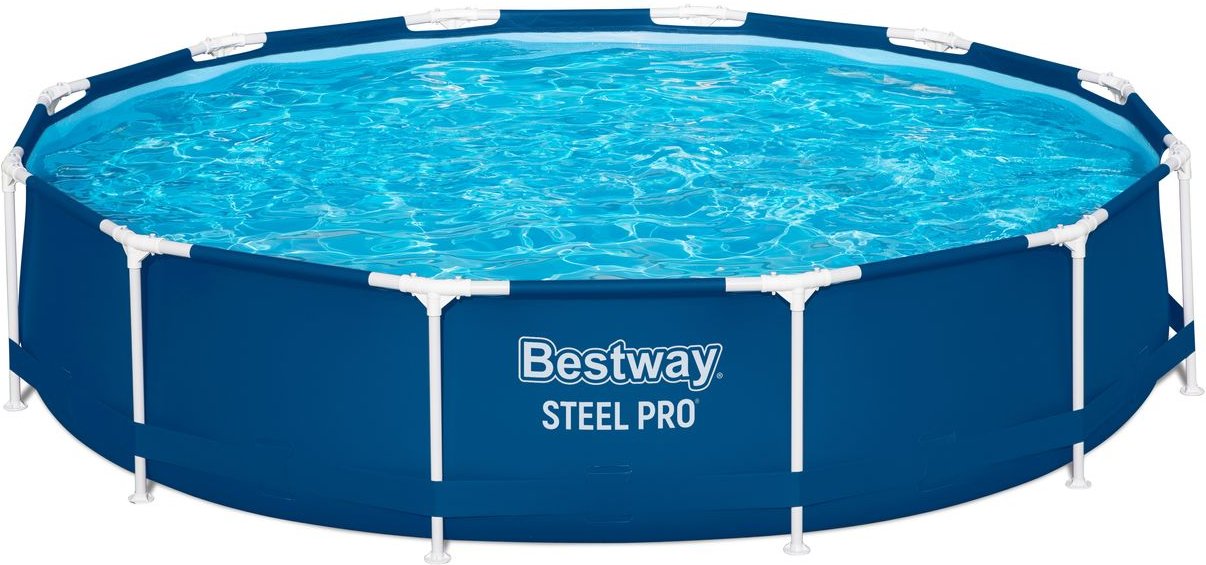 Steel Pro™ Frame Pool ohne Pumpe Ø 366 x 76 cm, dunkelblau, rund