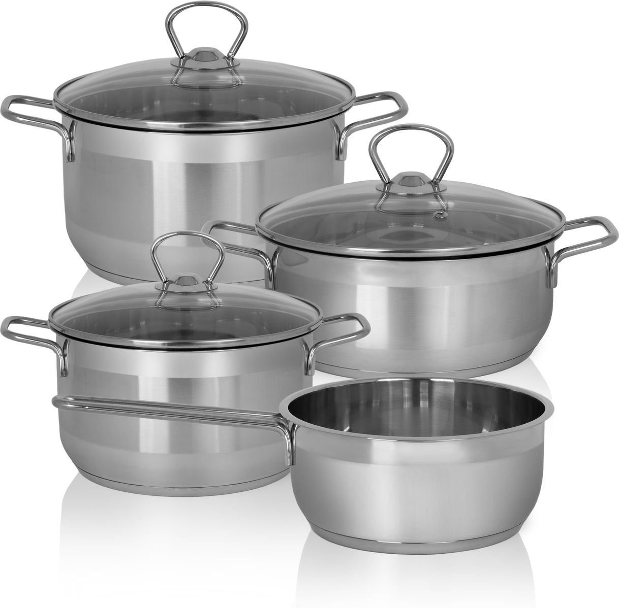 Edelstahl Topfset MANHATTAN, 4 tlg.