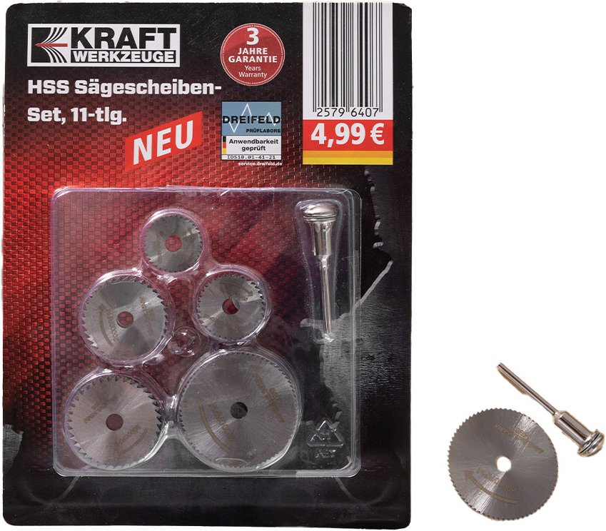 Sägescheibenset 11-tlg.