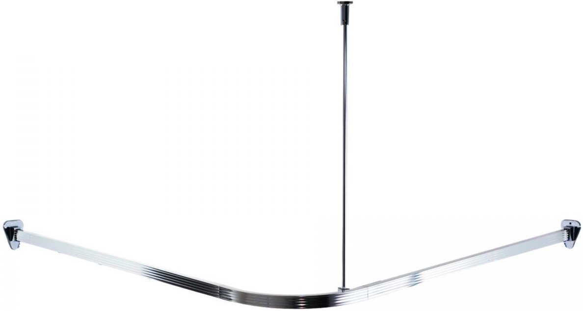 Universalvorhangschiene, chrom
