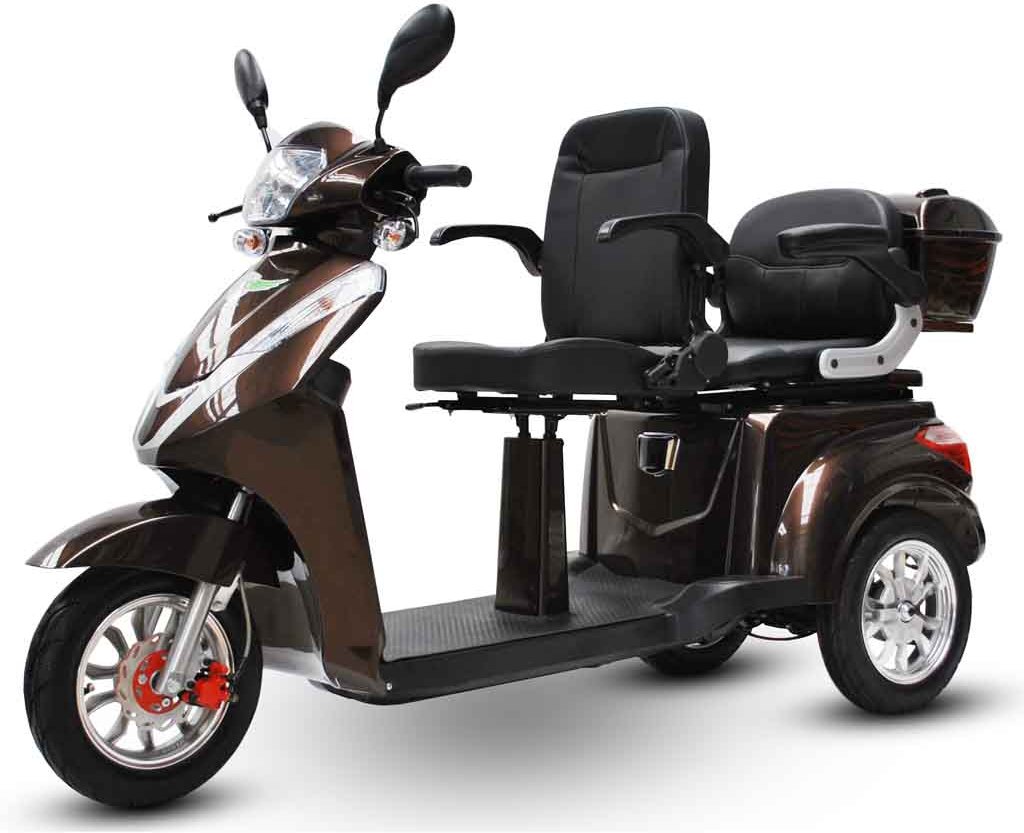 503 Schoko mit herausnehmbarem 20Ah Lithium-Ionen-Akku, Zweisitzer