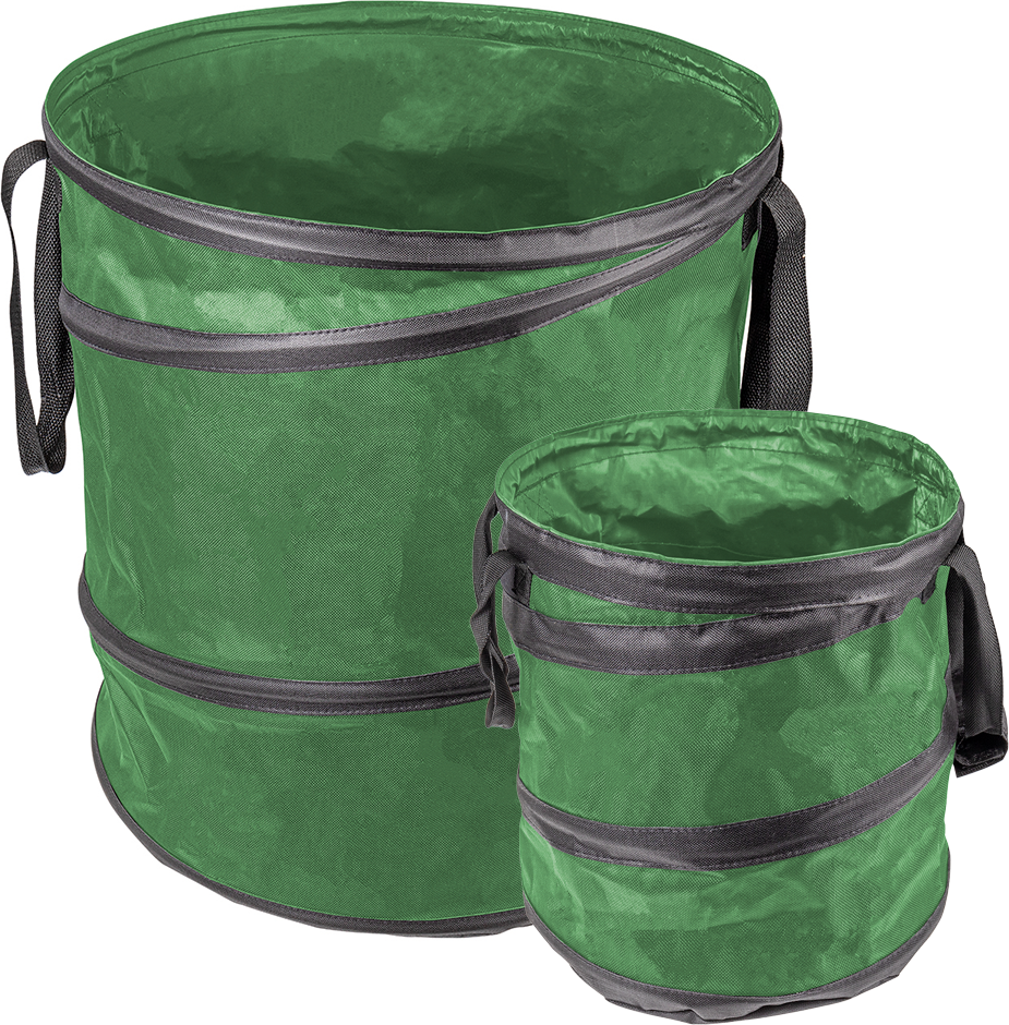 Pop-Up Gartenabfallsäcke 2er-Set, Grün