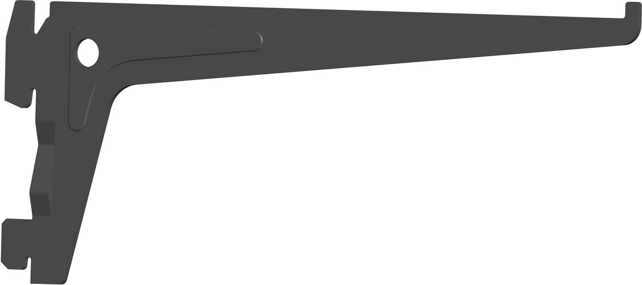 PRO-Träger, Länge 300 mm, Farbe Schwarz, 2 Stück