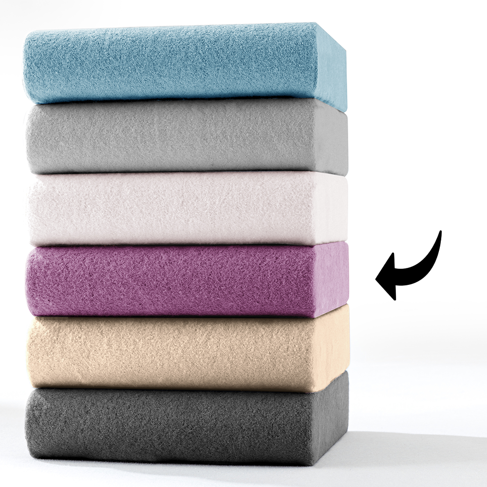 Mikrofaser-Flausch-Spannbetttuch - ca. 140 - 160 x 200 cm