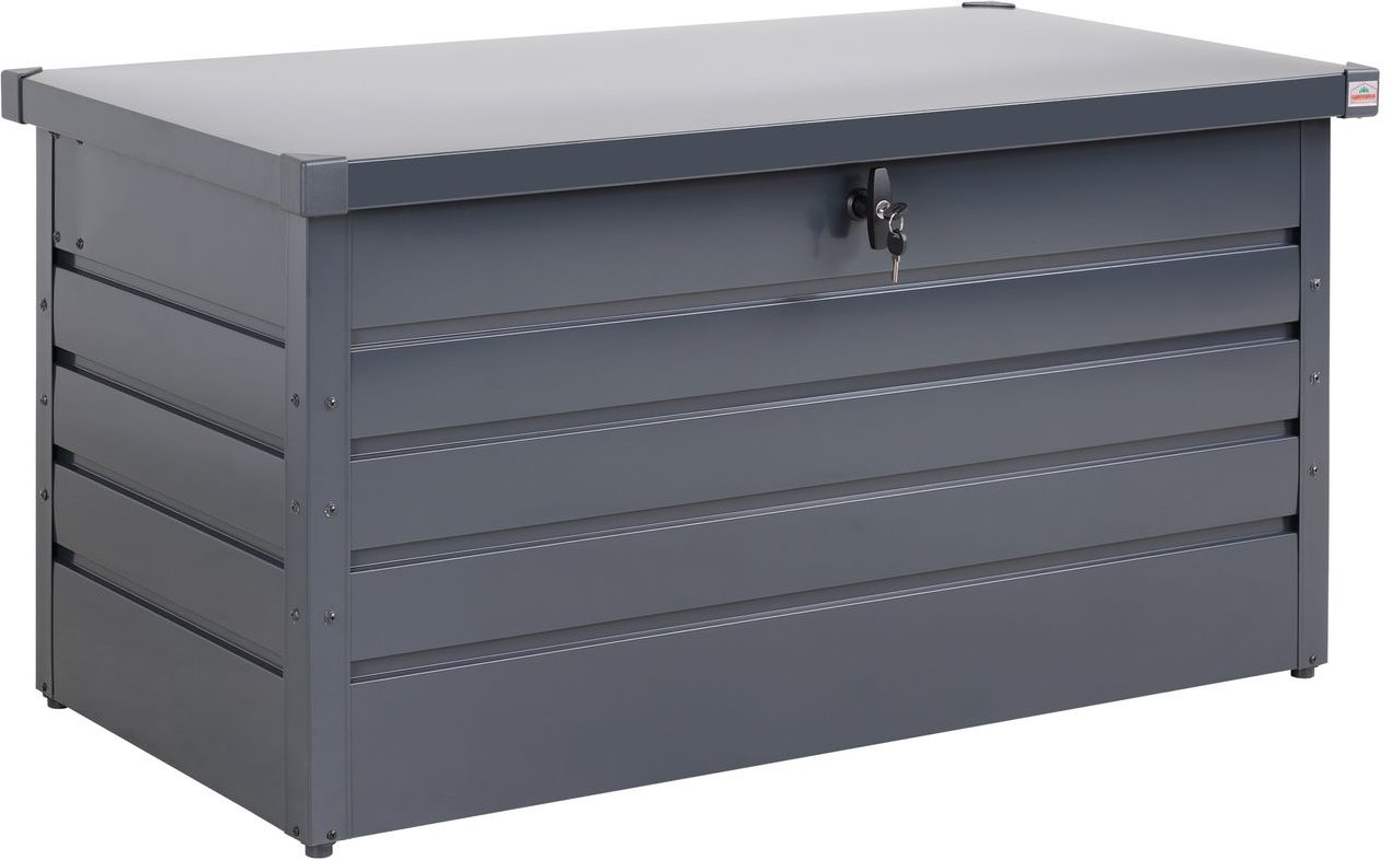 Gardebruk Auflagenbox Metall abschließbar 120 x 63 x 62cm anthrazit