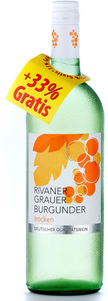 Grauer Burgunder QbA trocken +33% gratis