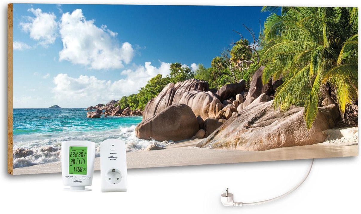 Infrarot-Heizung Motiv "Blue Lagoon" 800W