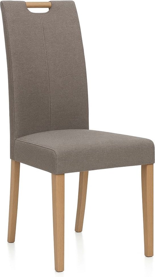 6er SET Polsterstuhl Nürnberg Eiche lackiert Massivholz Atmosphäre