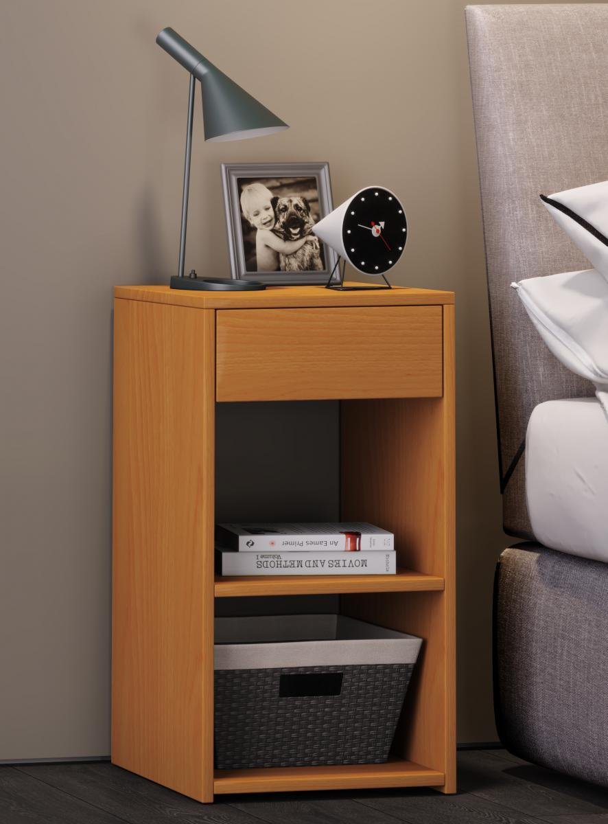 my home Beistelltisch "Sledo Maxi" Buche