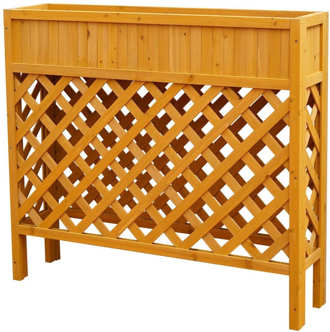 Pflanzgefäß aus Holz - ca. 100 x 25 x 90cm