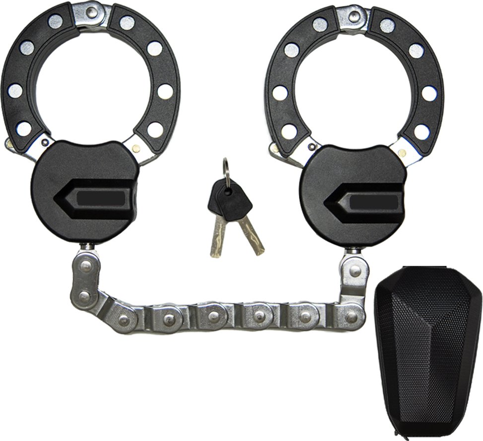 Fahrrad-Kettenschloss, inkl. Aufbewahrungstasche