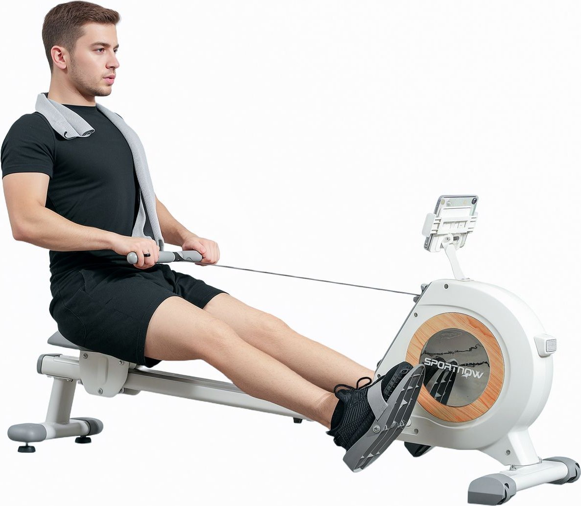 Rudergerät für Zuhause Magnetisch Rudergerät mit 16 Widerstandsstufen bis 150kg