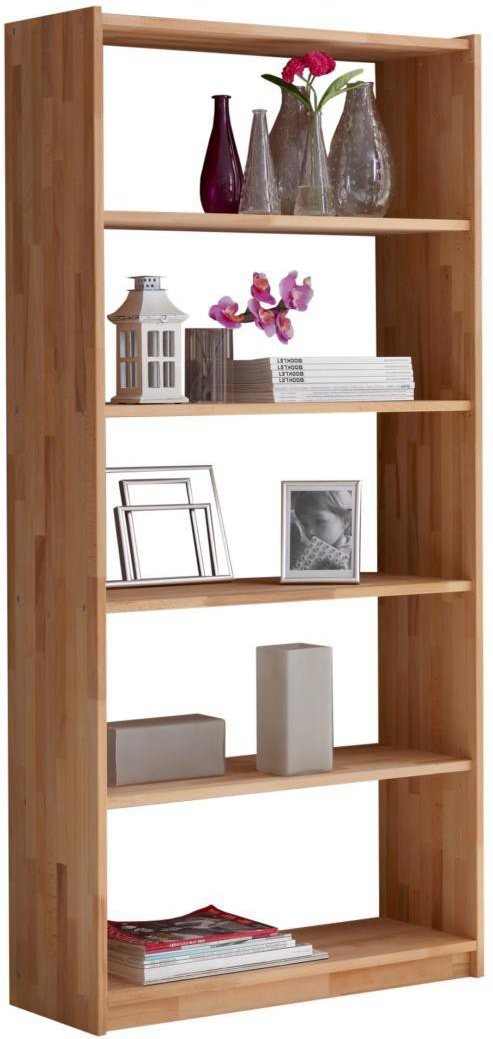 Standregal Simon Buche massiv Natur 179 cm hoch