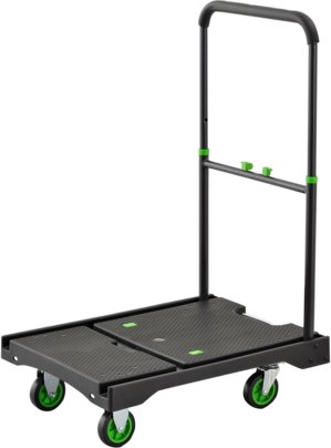 Plattformwagen aus Stahl PZS200P, ca. 150 kg Tragkraft, ca. 68,5 x 49,5 x 101 cm