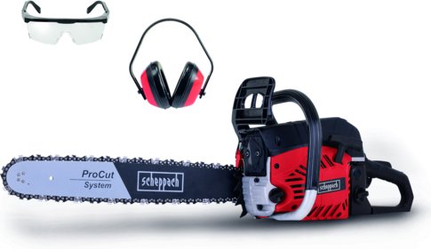 Benzin Kettensäge CSP530S inkl. Brille und Gehörschutz