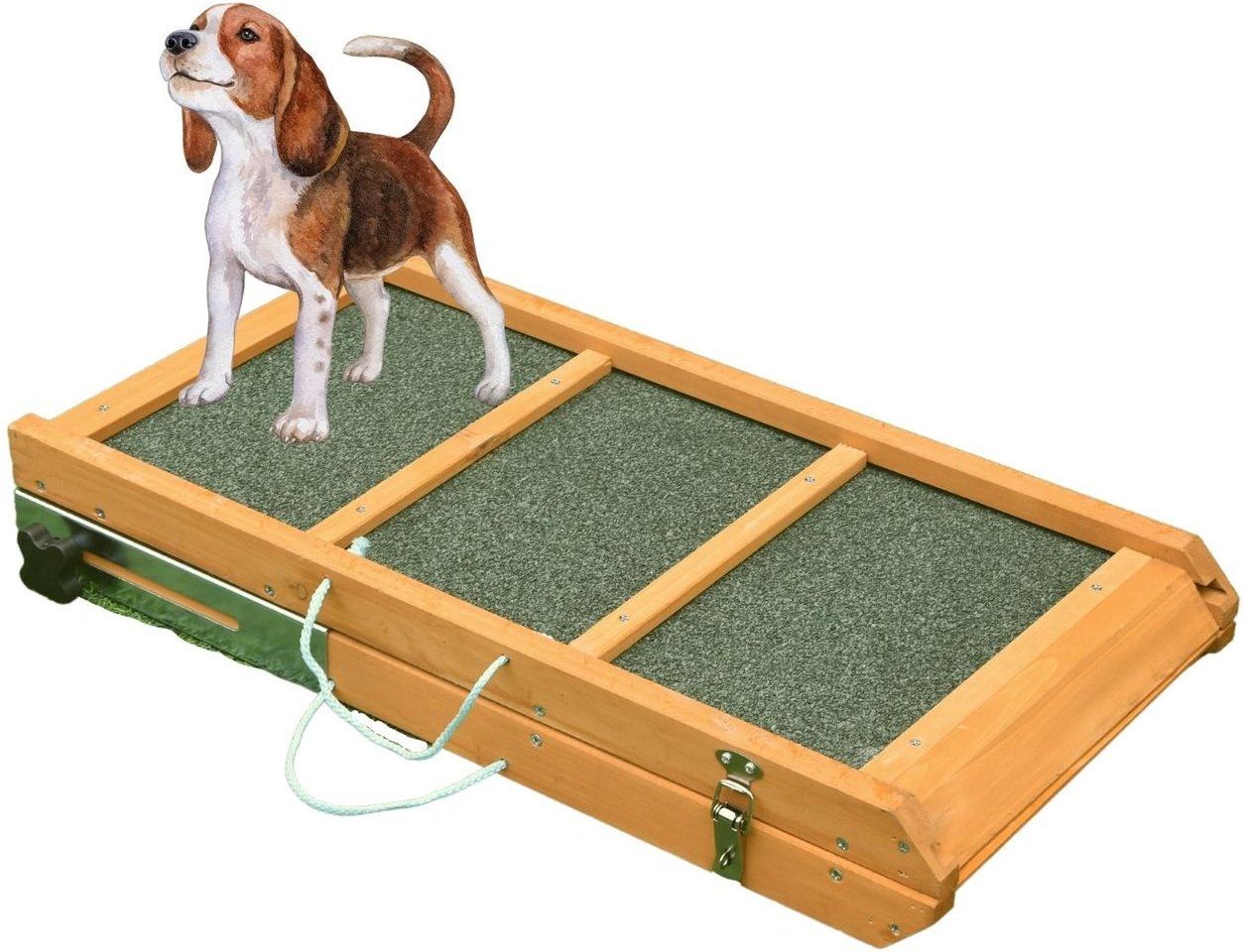 Hunde Rampe klappbar Aufstiegshilfe für Haustiere - Anti-Rutsch-Belag