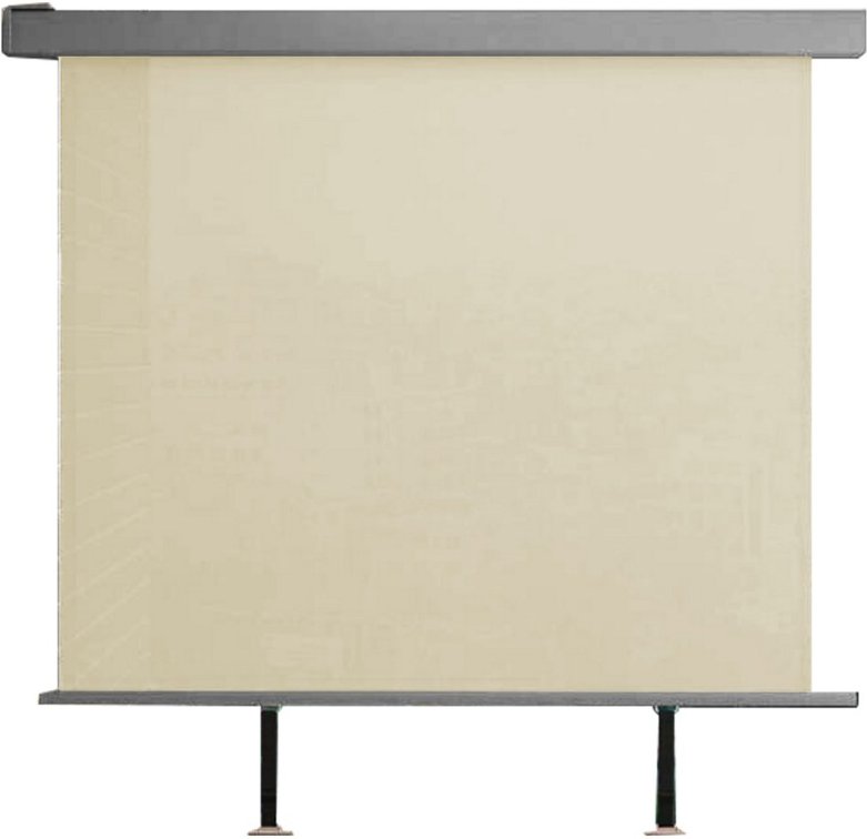 Balkonmarkise Sichtschutz Sonnenrollo Alu-Seitenmarkise, ca. 150 x 200 cm - Beige