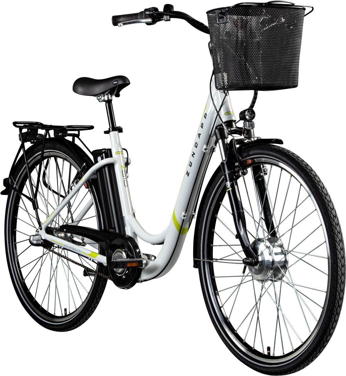 Z510 E Bike Damenfahrrad ab 155 cm Rücktritt Pedelec 28 Zoll Fahrrad mit tiefem Einstieg Hollandrad
