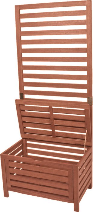 Sichtschutz-Bank CONCORD, mit Truhe