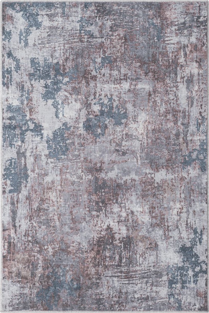 Teppich Olivia, 120cm x 180cm, Farbe grau/blau/braun Mix, rechteckig