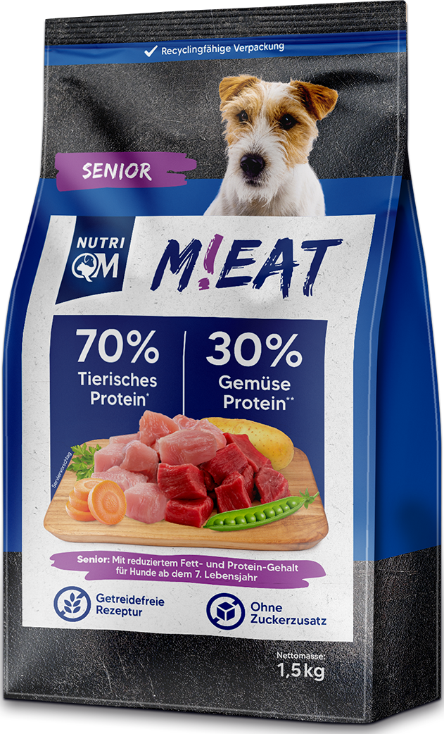 Trockenfutter M!eat Senior 5 x 1,5kg